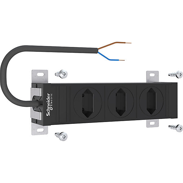 ABN Steckdose 3-fach 0-90° drehbar ABNPE303P01